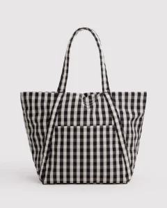 Black and Cream Gingham