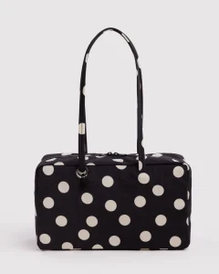 Black and Cream Polka Dot