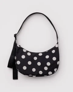 Black and Cream Polka Dot