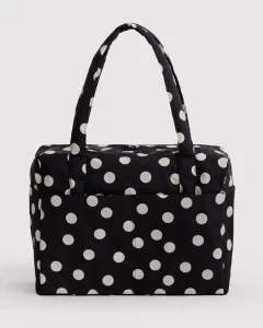 Black and Cream Polka Dot