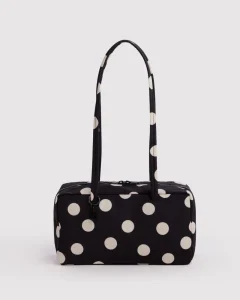 Black and Cream Polka Dot