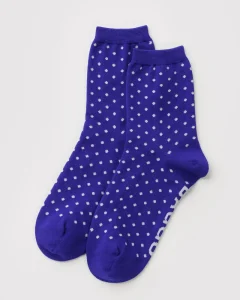 Micro Blue and White Polka Dot